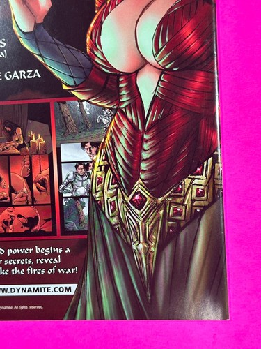 RED SONJA #9 (DYNAMITE 2013) SKETCH VARIANT SIGNED JENNY FRISON & GAIL SIMONE - Picture 6 of 7