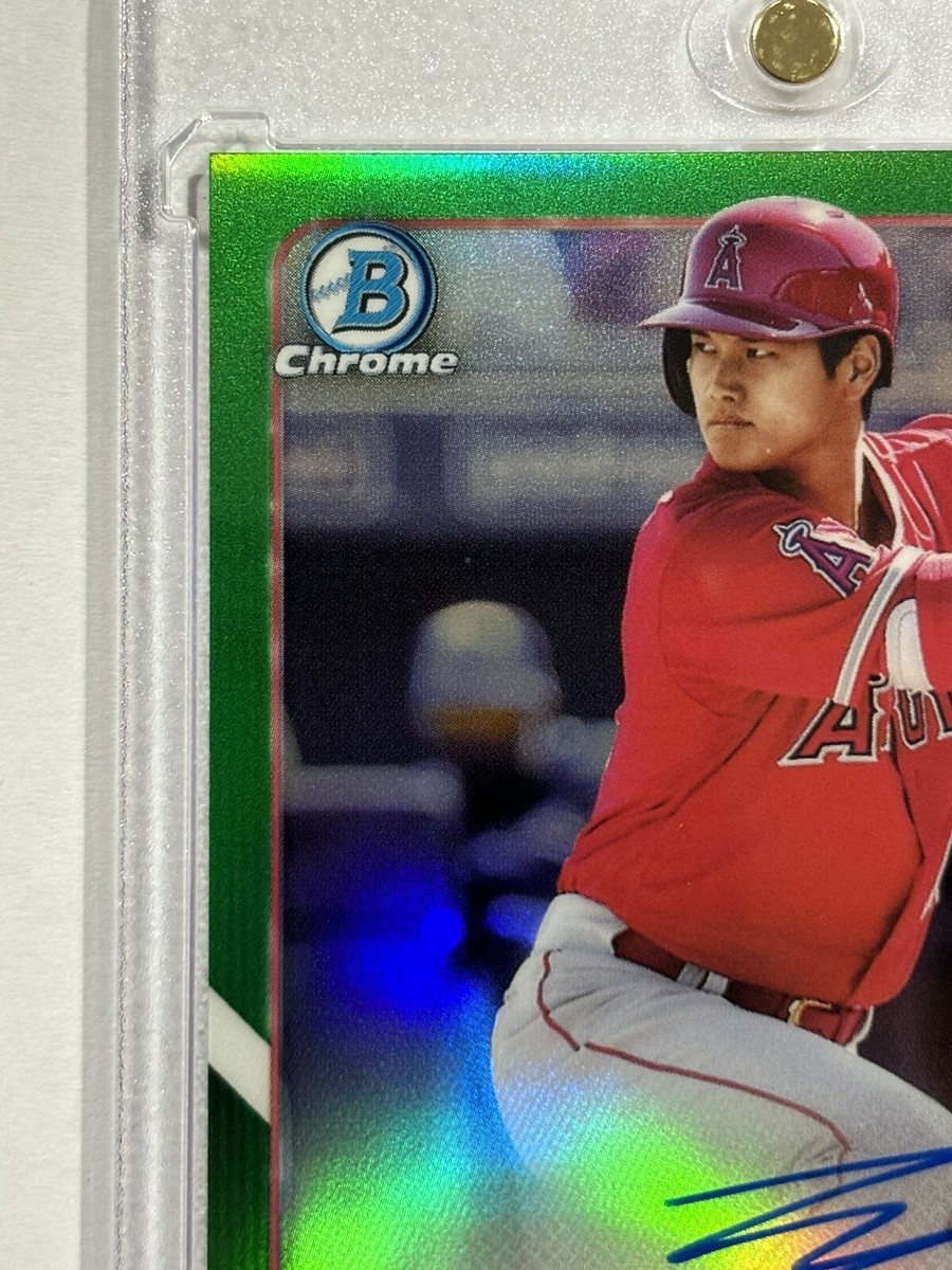 💎 2018 Bowman Chrome Shohei Ohtani Green Batting Rookie RC 💎 2018 Bowman Chrome Shohei Ohtani Green Batting Rookie RC