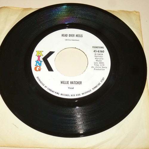FUNK 45 RPM RECORD - WILLIE HATCHER - KING 45-6360 - PROMO - Picture 2 of 2