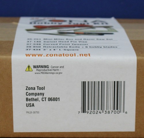 Zona 38-700 12 piece Hobby Tool Kit Brand new/ Sealed USA Made - Picture 3 of 3