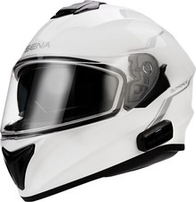 SENA Outforce Motorcycle Helmet White