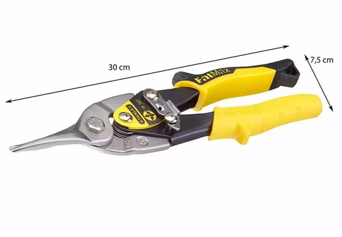 Stanley 2-14-563 Straight Cut Bi-MAT Aviation Snip 254 mm Multicolor - Picture 3 of 5