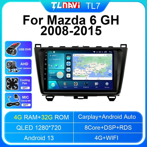 For Mazda 6 2 GH 2008-2015 CarPlay Android 13.0 Car GPS Radio Stereo Navi - Picture 43 of 48