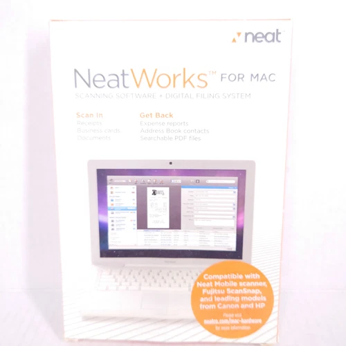Neat Neatworks for Mac Scanning Software and Digital Filing Systems Verion 2.0