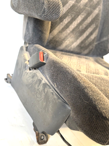 1999-2001 Honda CRV Front Left Driver Manual Seat Assembly Cloth Gray - Picture 11 of 15