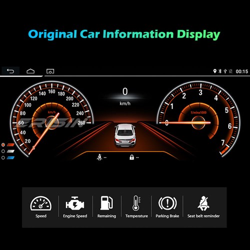 10.25"Android 10 Autoradio IPS DAB+GPS BMW 3er F30 F31 F34 4er F32 F33 F36 M3 M4 - Bild 3 von 12