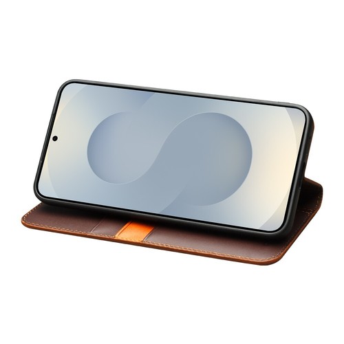 Qialino Echt Leder Flip Schutz Case Brieftasche Fall f Samsung S25edge S25 Ultra - Picture 21 of 24