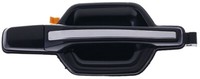 AußEngriff Heck FüR Mitsubishi Pajero 2006 Schwarz Mit Chrom-Einsatz
