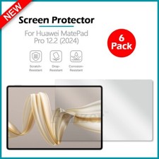 6-Pack LCD Clear HD Screen Protector for Android Huawei MatePad Pro 12.2 2024 