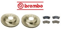 Mazda 626 1993-2002 Front Left & Right Brake Kit Rotors & Pads Brembo/bosch on sale Mazda 626 1993-2002 Front Left & Right Brake Kit Rotors & Pads Brembo/bosch on sale