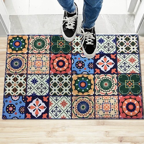 Non-Slip Hall Runner Rugs Long Hallway Kitchen Carpet Floor Mat Mandalas Style - Picture 16 of 21