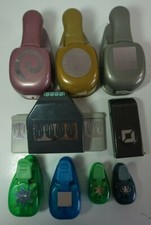 Lot of 9 EK Success Paper Shaper Punches 1.75" Circle Square Flower Spider Edger