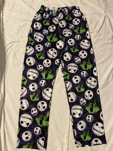 The NIGHTMARE Before CHRISTMAS movie JACK New MEN'S Pajama Sleep LOUNGE Pant BOO - Picture 6 of 8