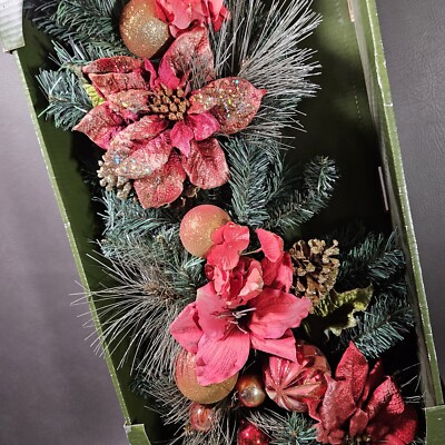 Christmas Wreath Costco Large Teardrop Holiday Door Swag Decor