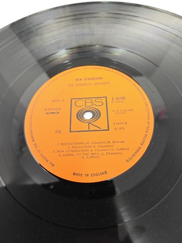 THE CHAMBERS BROTHERS - NEW GENERATION VINYL - Picture 5 of 6