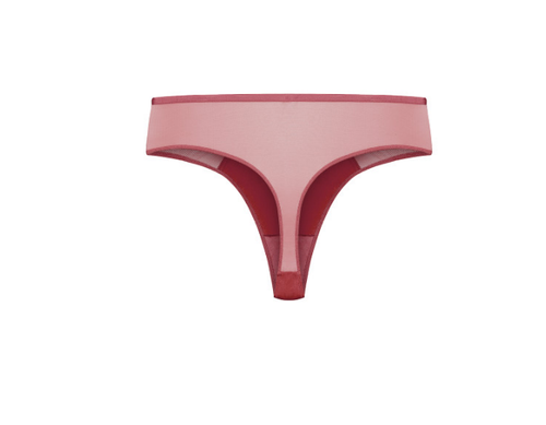 City Chic Plus Size 22 XL Onyx THONG Knickers Ladies Underwear Rose Wine Pink - Picture 12 of 13