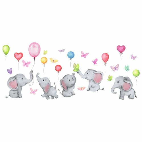 Pegatina de pared dibujos animados elefante globo papel tapiz guardería niño habitación hogar decoración | eBay Pegatina de pared dibujos animados elefante globo papel tapiz guardería niño habitación hogar decoración | eBay