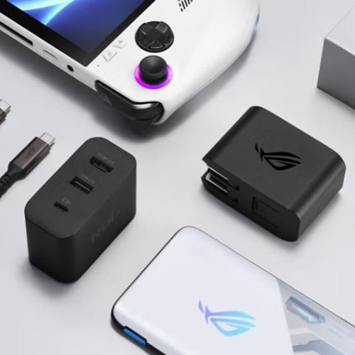 Original ASUS ROG 65W USB-C/A HDMI 2.0 Wall Gaming Charger Dock Station + Cable - Picture 10 of 24