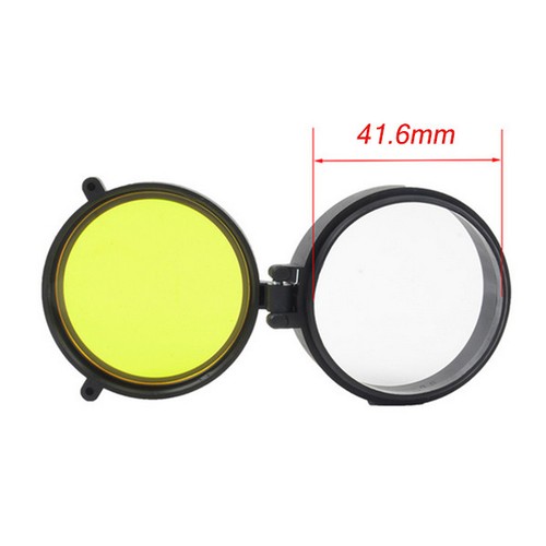 Quick Flip Spring Up Open Lens Rifle Scope Cover Eye Protect Objective Cap - Picture 19 of 41