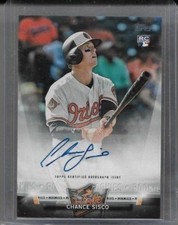 2018 TOPPS SALUTE CHANCE SISCO AUTO RC #SA-CSI BALTIMORE ORIOLES
