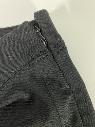 Pantalones ajustados Express para mujer negros elásticos con cremallera al tobillo talla 6 usados en excelente estado - Imagen 2 de 9