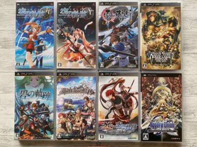 SONY PSP The Legend of Heroes &  Ys & Grand Knights History & Yggdra Union set