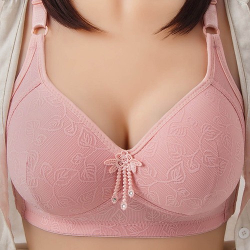 Damen Push Up kabelloser BH Komfortunterstützung keine Bügel-BHs bequemer Draht - Bild 29 von 30