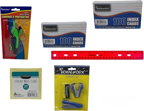 55+ Piece Back-to-School Essentials Supplies for Middle,High School and College - Picture 5 of 6