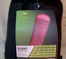 Golden Bear Tioga MummySleeping Bag - Red ~ New ~
