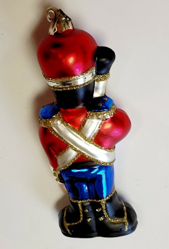 Adorno de árbol de Navidad de juguete de vidrio soldado 6,75" brillo - Imagen 12 de 12
