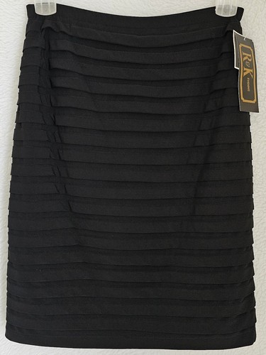 R&K Evening Womens Skirt Size 4 Below Knee Lined NEW