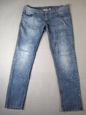 City Streets Women's Jeans Blue Size 15 Medium Wash 38" W 30.5" Inseam Low rise