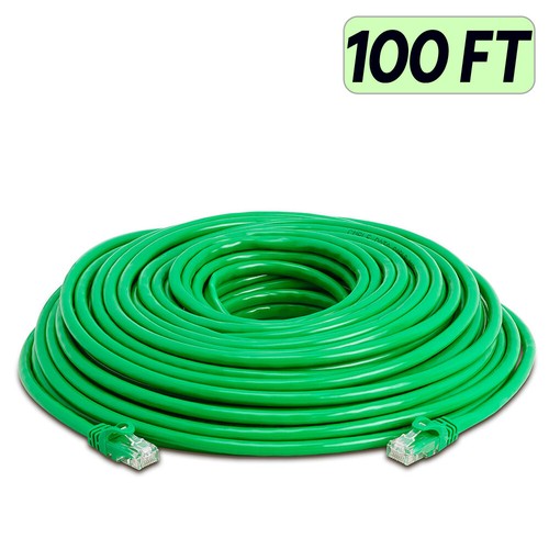 Green Cat6 Patch Cord Cable Network Cat6 Cable Internet Ethernet Modem Cable LOT - Picture 6 of 15