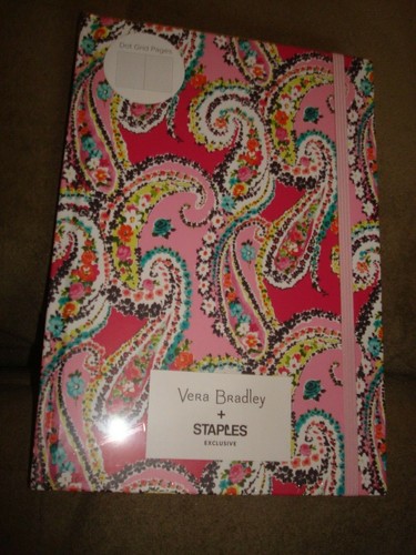   VERA BRADLEY DIARIO A POIS WILDFIRE PAISLEY FUCSIA - Foto 1 di 4
