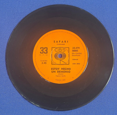 Safari   Estoy Hecho Un Demonio   Soy Celoso    7''   Uruguay   1971