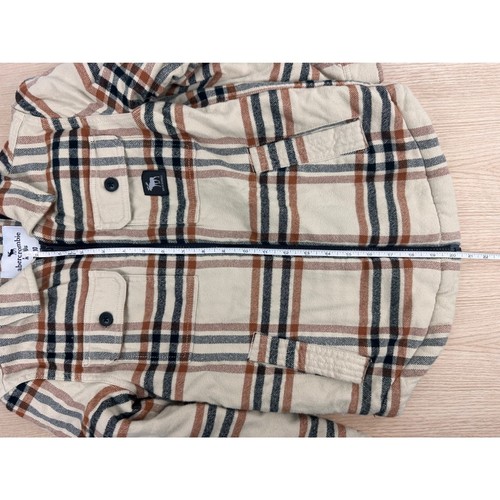 Abercrombie Kids Boys Plaid Flannel Jacket Full Zip Size 9/10 - Bild 8 von 9