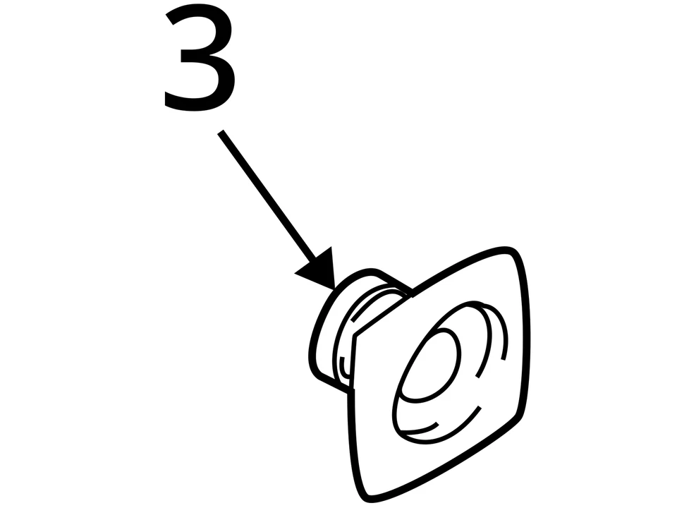 BMW 535i (E34) 1990 rejillas de altavoz trasero izquierdo, bronceado (natural) Foto 4 de 4