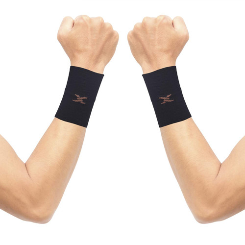 Compression Wrist Sleeve - Copper Infused Wrist Support for Men &Women-Improv...