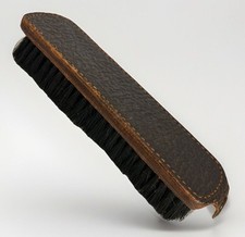 8422 VINTAGE LEATHER CLOTHES NATURAL BRISTLES BRUSH 7 INCH