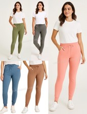 Joggers Bottoms Ladies Womens Velour SOFT TOUCH Gym Leggings Jog Pants Trousers