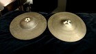 Two Vintage 10” & 11” Sock Cymbals 1940s - 1950s 387 Grams & 335 Grams