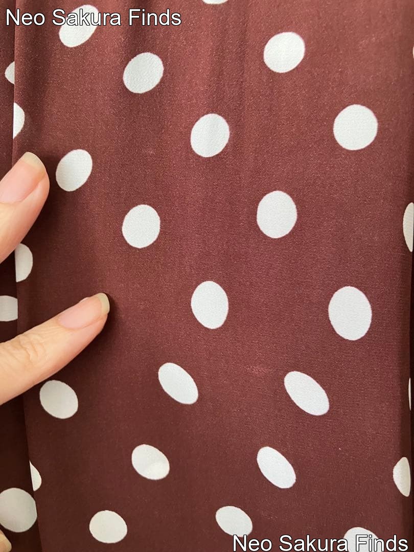 alexa chung brown polka dot dress Elegant Burgundy One-Shoulder Midi Dress main image 1
