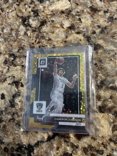 2022/23 Panini Optic Fast Break Gold /10 Cameron Johnson Nets Nuggets Unc
