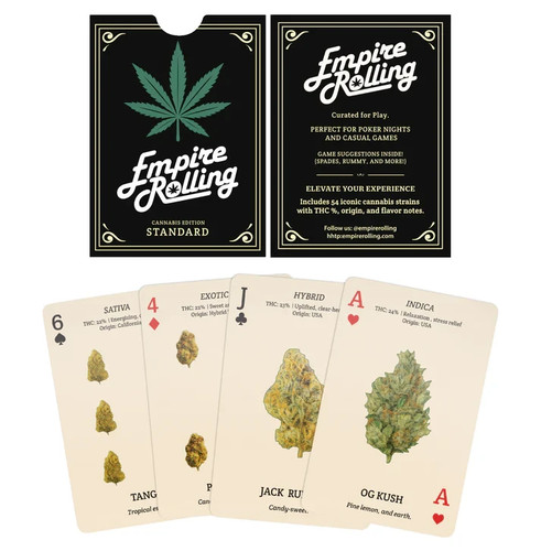 Empire Rolling Playing Cards - Cannabis Edition Premium Playing Cards - Picture 3 of 4