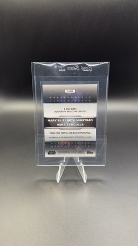 2024 Star Wars Hyperspace Mary Elizabeth Winstead Hera Syndulla Auto 5/50! A-MW - Picture 12 of 12