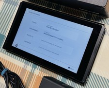 Nintendo Switch V1 Video Game Console HAC-001 Tested/Works READ With Dock 3568