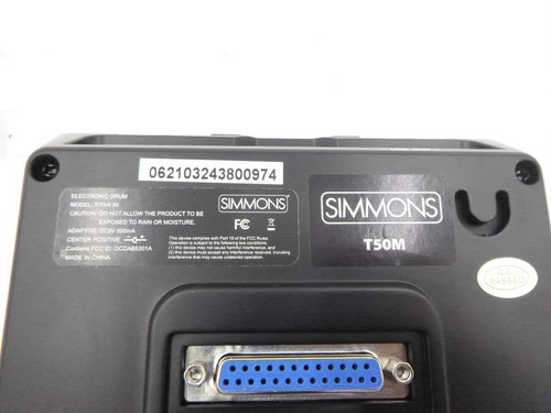Simmons Titan 50 T50M elektronisches Drum Modul SIEHE BESCHREIBUNG. - Bild 4 von 5