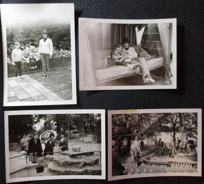 Heritage private photo collection lot circa 1950 4x hobby so it used to be teddy pony riding