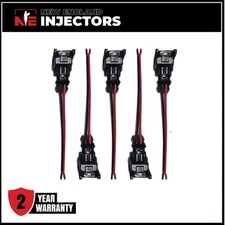 Set of 5 Bosch Fuel Injector Connectors Fits 95-98 0280155746 Volvo V70 2.4L