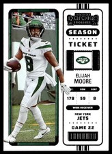 2021 Panini Contenders Elijah Moore New York Jets #91